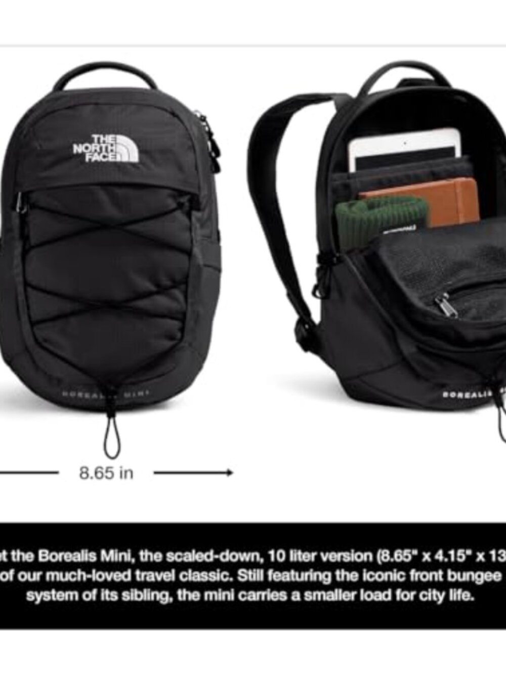 Mini Backpack 10L Water Repellent Casual Daypack Travel - Picture 2 of 5